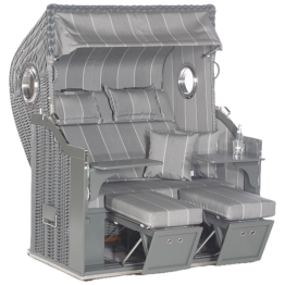 Strandkorb Classic Bullaugen XL 198