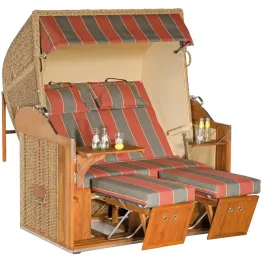Strandkorb Classic Teak XL 28 / sand