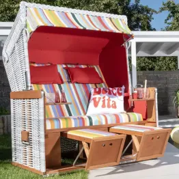 Strandkorb Konsul  XL13 / uni rot