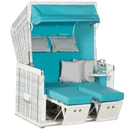 Strandkorb Konsul türkis