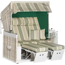 Strandkorb Präsident Alu XL 75 / grün