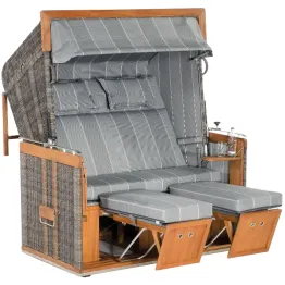 Strandkorb Präsident Teak XL 198